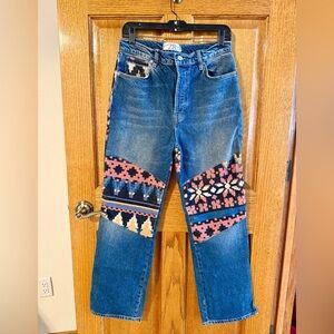 NWOT Free People We the Free Rocky Mountain Jeans 28